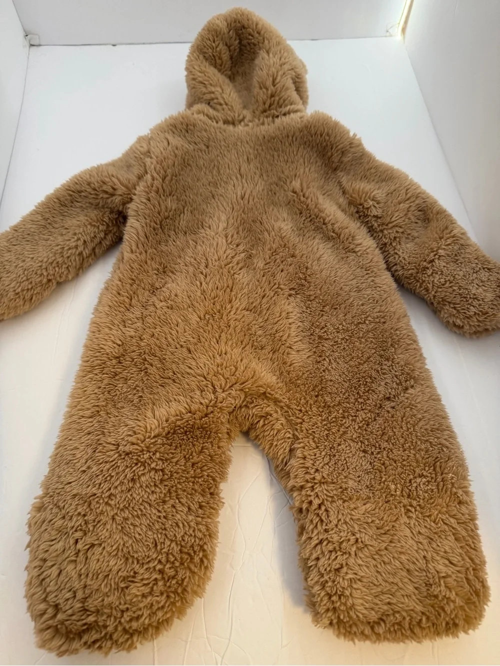 Nike Baby Sherpa Hooded Fleece Bunting Suit Newborn 50–56 cm Tan One Piece